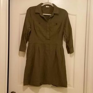 J crew green dress