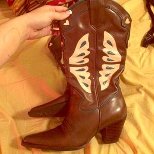 Nine West cowgirl boot sz 7