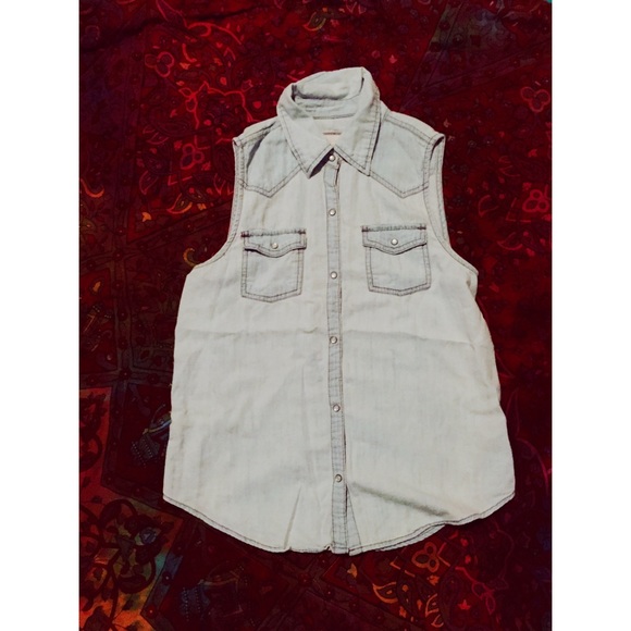 Jean button up
