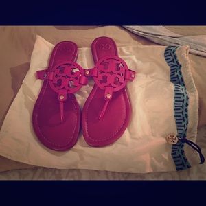 Tory Burch Miller Sandals in fuchsia