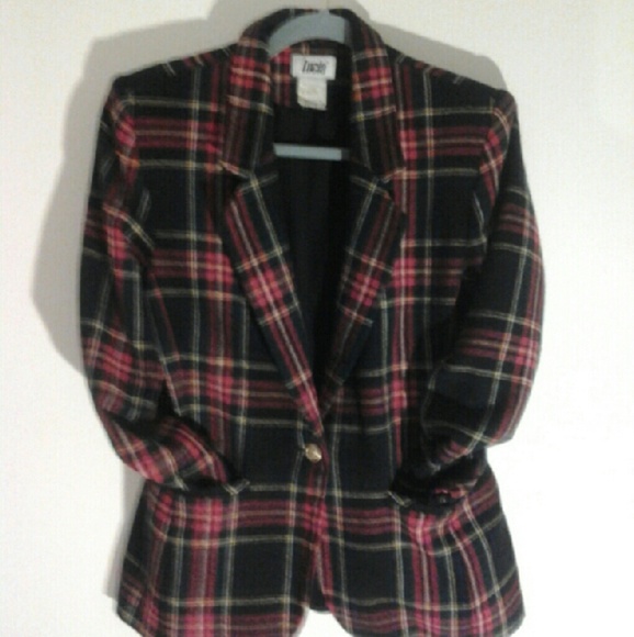 Plaid Blazer