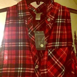 Forever 21 brand new long tank flannel