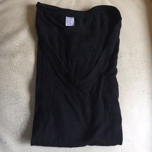 Black V-neck