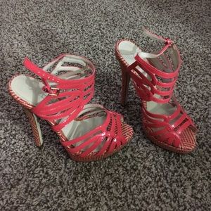 Beautiful coral heels