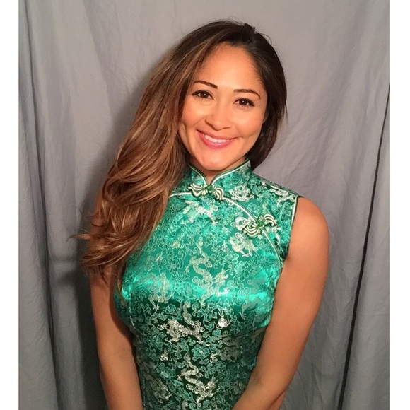 Geisha /Asian Inspired Vintage Dress