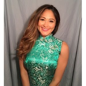 Geisha /Asian Inspired Vintage Dress