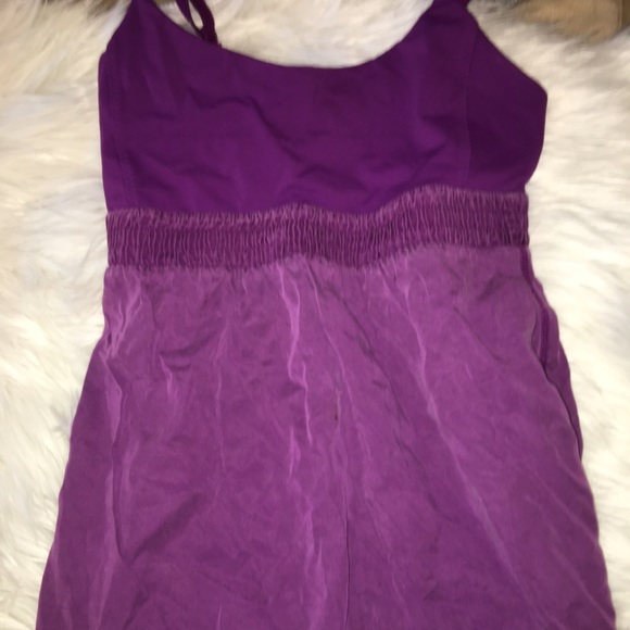 Purple Lululemon workout tank