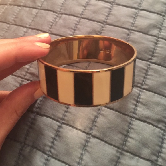 Jcrew Black and White Bangle