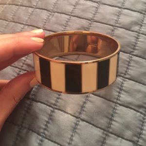 Jcrew Black and White Bangle