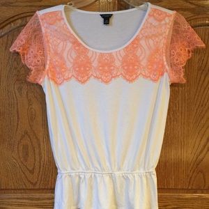 Ann Taylor peplum top xs