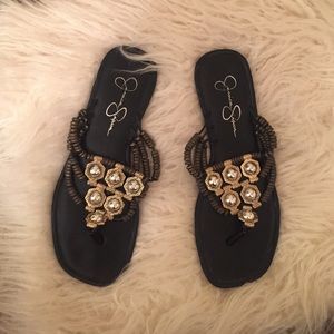 Jessica Simpson black sandals!