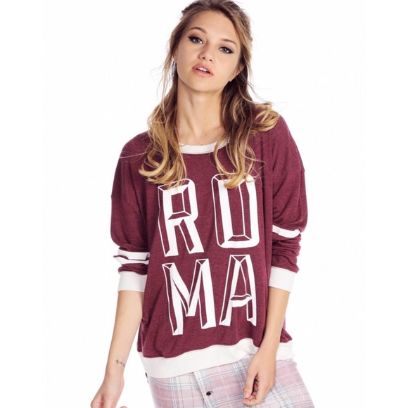 SALE 💗WILDFOX VINTAGE RAREClassic Oversized "Go Roma”