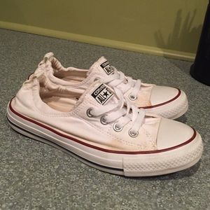 White Low Top Converse
