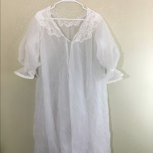 Vintage Sheer Long Robe