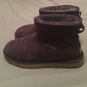 Purple classic mini Ugg boots