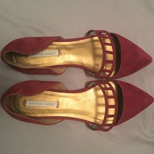 Cynthia Vincent wine Eloise shoes