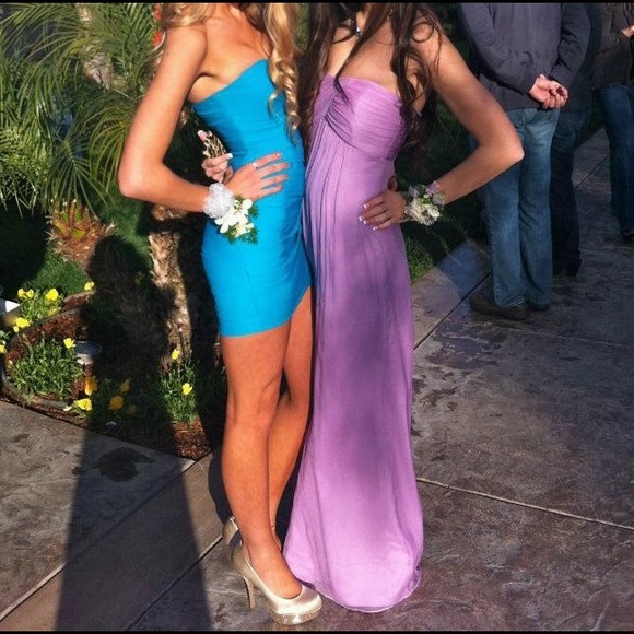 Violet prom dress