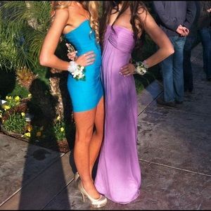 Violet prom dress