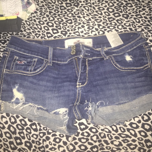 Hollister jean shorts size 3 - Picture 1 of 2