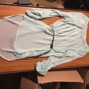 Light blue/green belted tunic!!