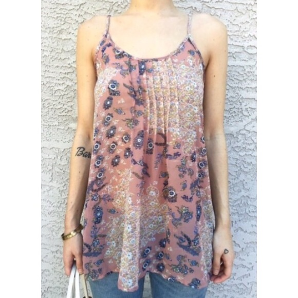 Floral sheer spaghetti strap. - Picture 3 of 3