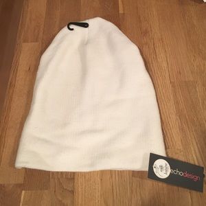 Brand new echodesign off-white beanie