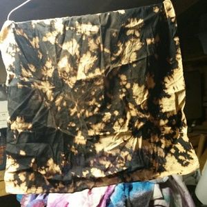 Handmade Black and gold hair bandana