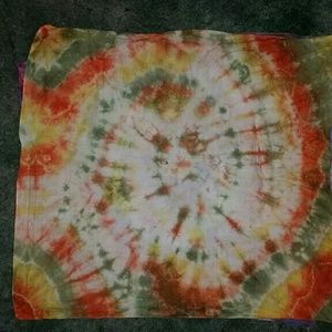Handmade tyedye hair bandana