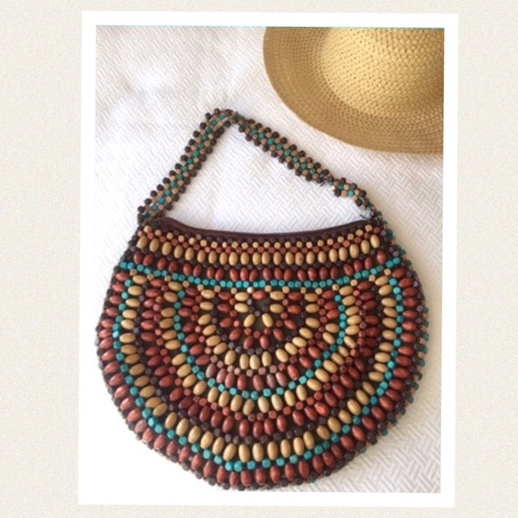 Fashion Express Handbags - Retro style beaded boho purse!
