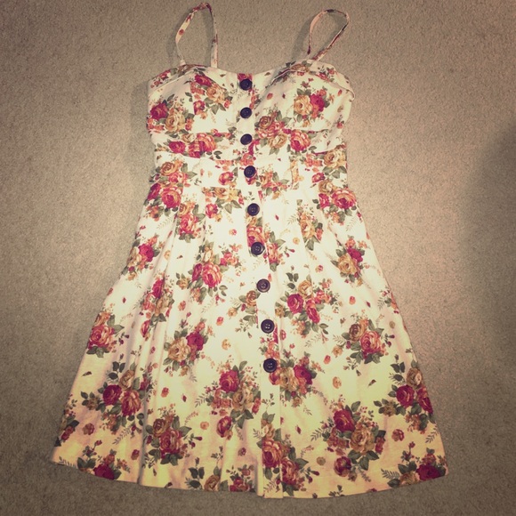 Flower mini dress