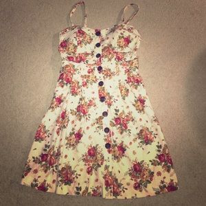 Flower mini dress