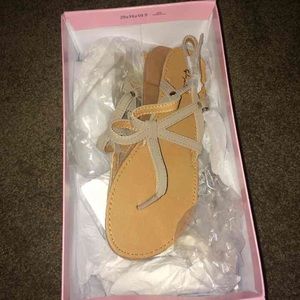 NEW tan sandals