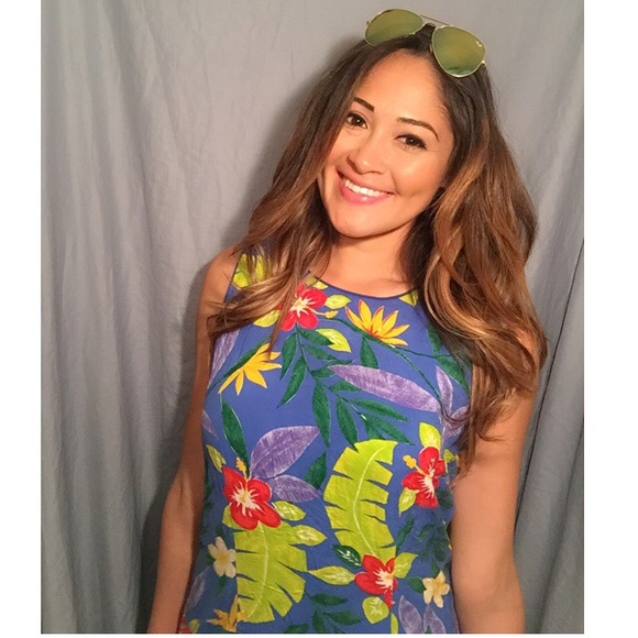 Vintage Tropical Dress