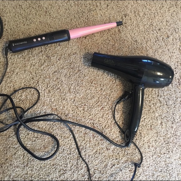 Accessories - Curling wand and blow dryer set