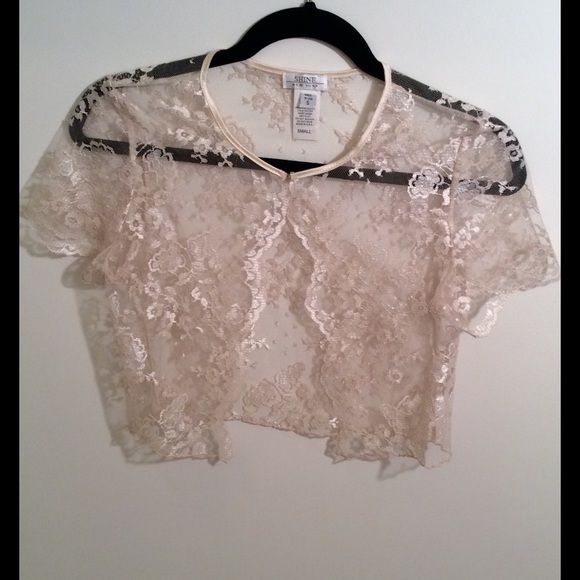 Lace One Button Top - image 2