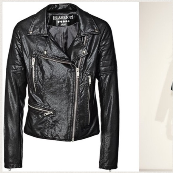 Blank NYC faux leather Moto jacket - Picture 4 of 4