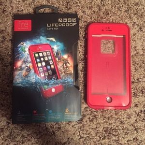 Red frē for iPhone 6 phone case