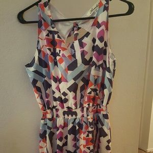 Cut out back dress