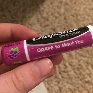 Grape to meet you Chapstick