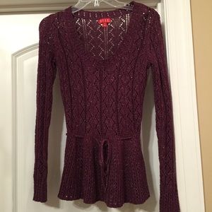 Loose knit sweater