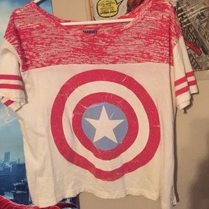 Captain America crop top
