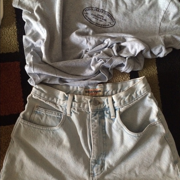 Guess high waited shorts