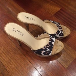 Guess Leopard Stiletto Heels