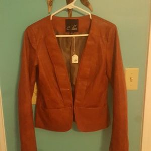 Beautiful Brand New Boutique Leather Jacket