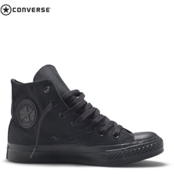 black converse