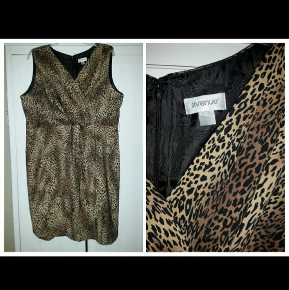 24W plus avenue dress