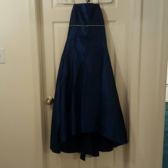 Royal blue Bling Prom Dress
