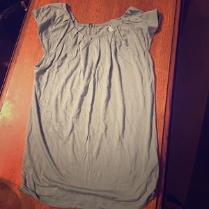 Light blue short sleeves blouse