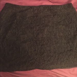 Mac Jac Black Lace Skirt (XL)