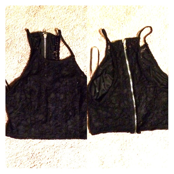 Lacy crop top